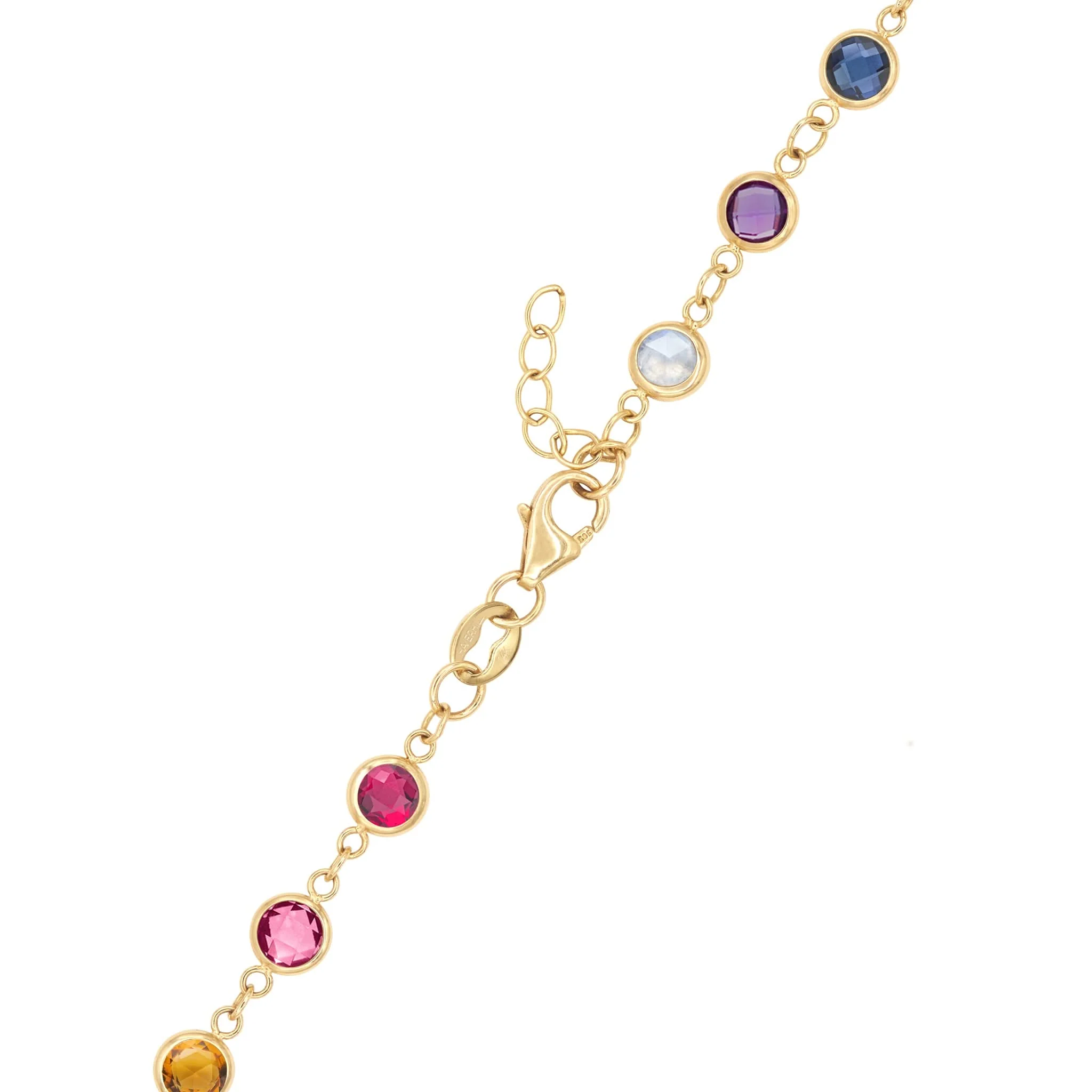 Rainbow Newport Bracelet in 14k Gold - Image 5