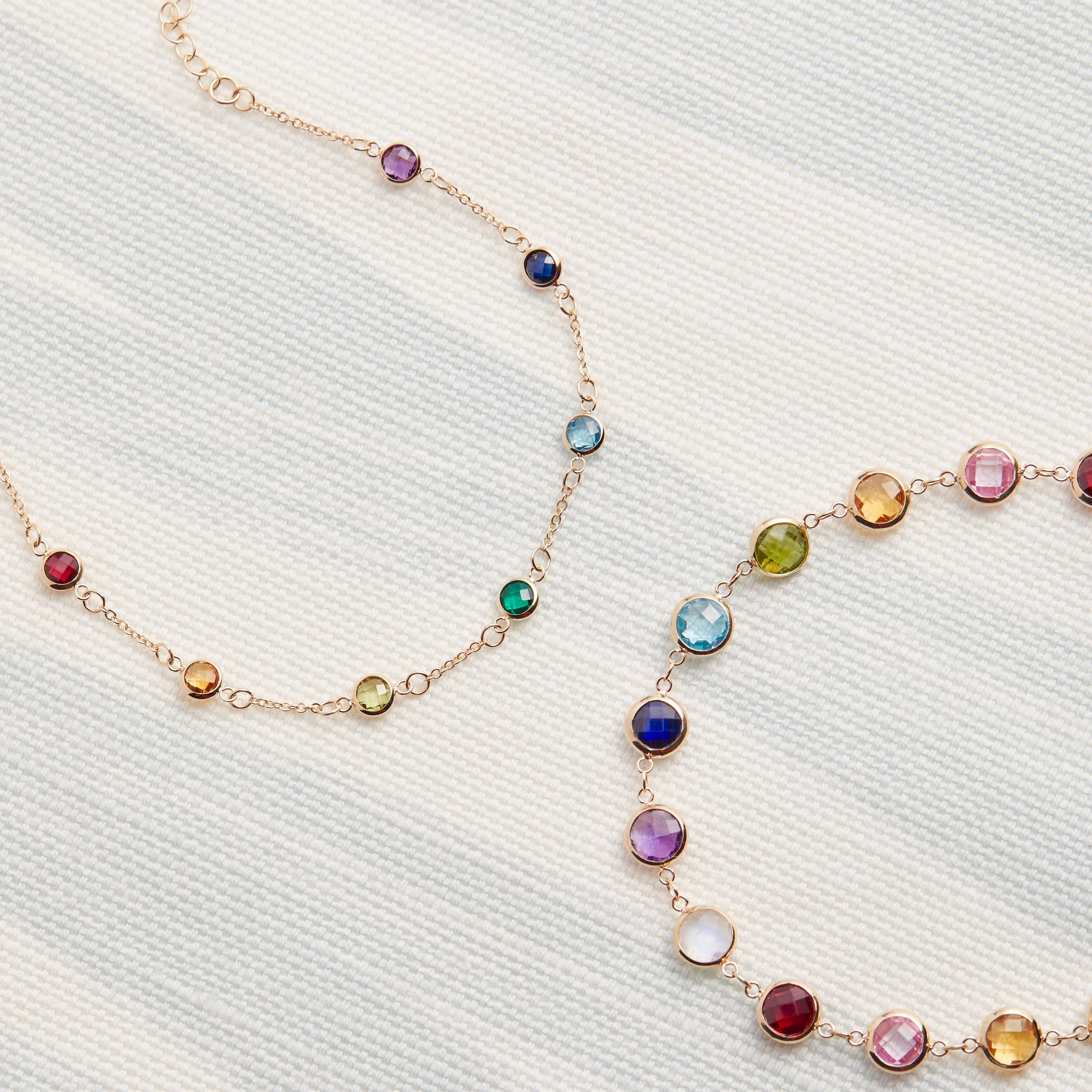 Rainbow Newport Grand Bracelet in 14k Gold - Image 8