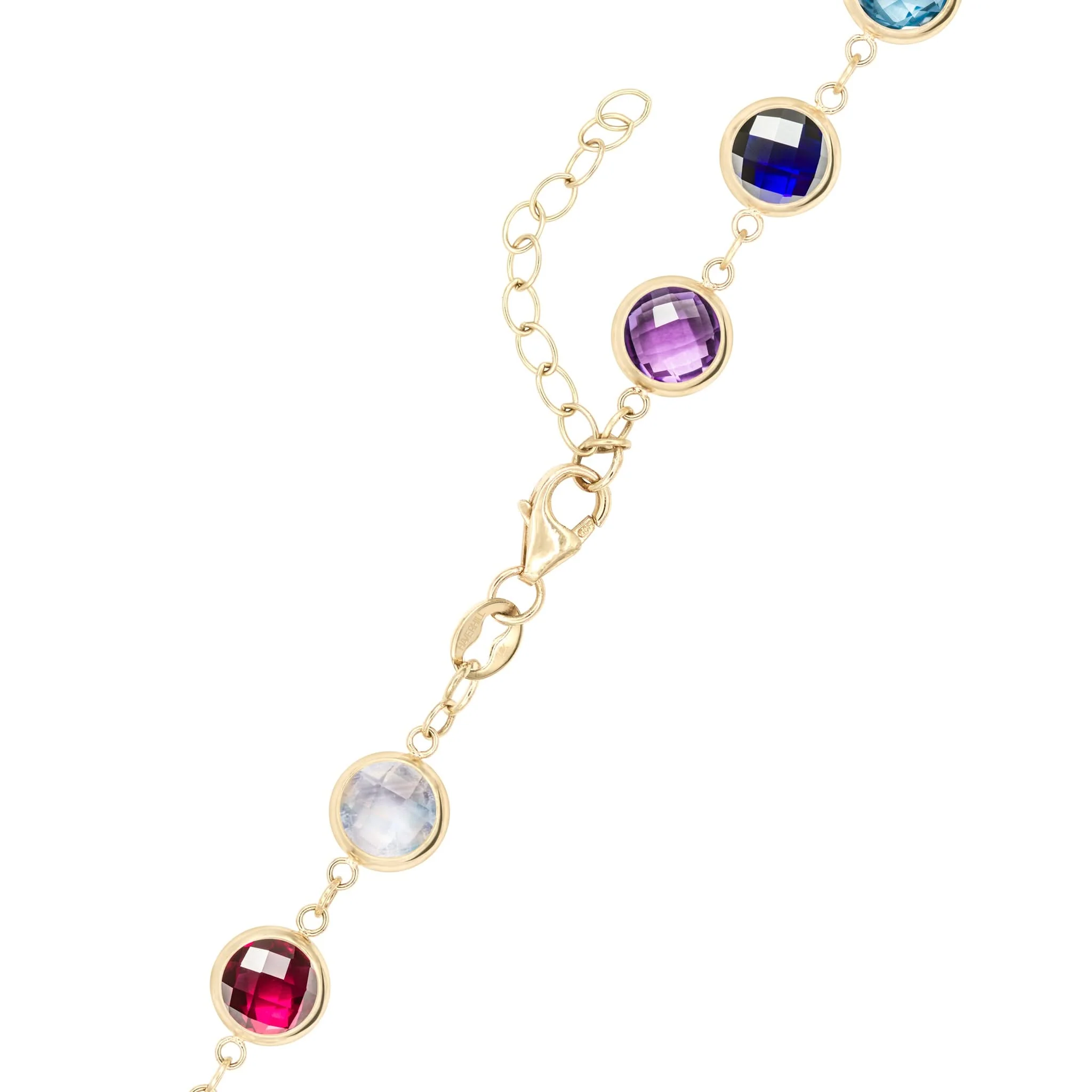 Rainbow Newport Grand Necklace in 14k Gold - Image 5