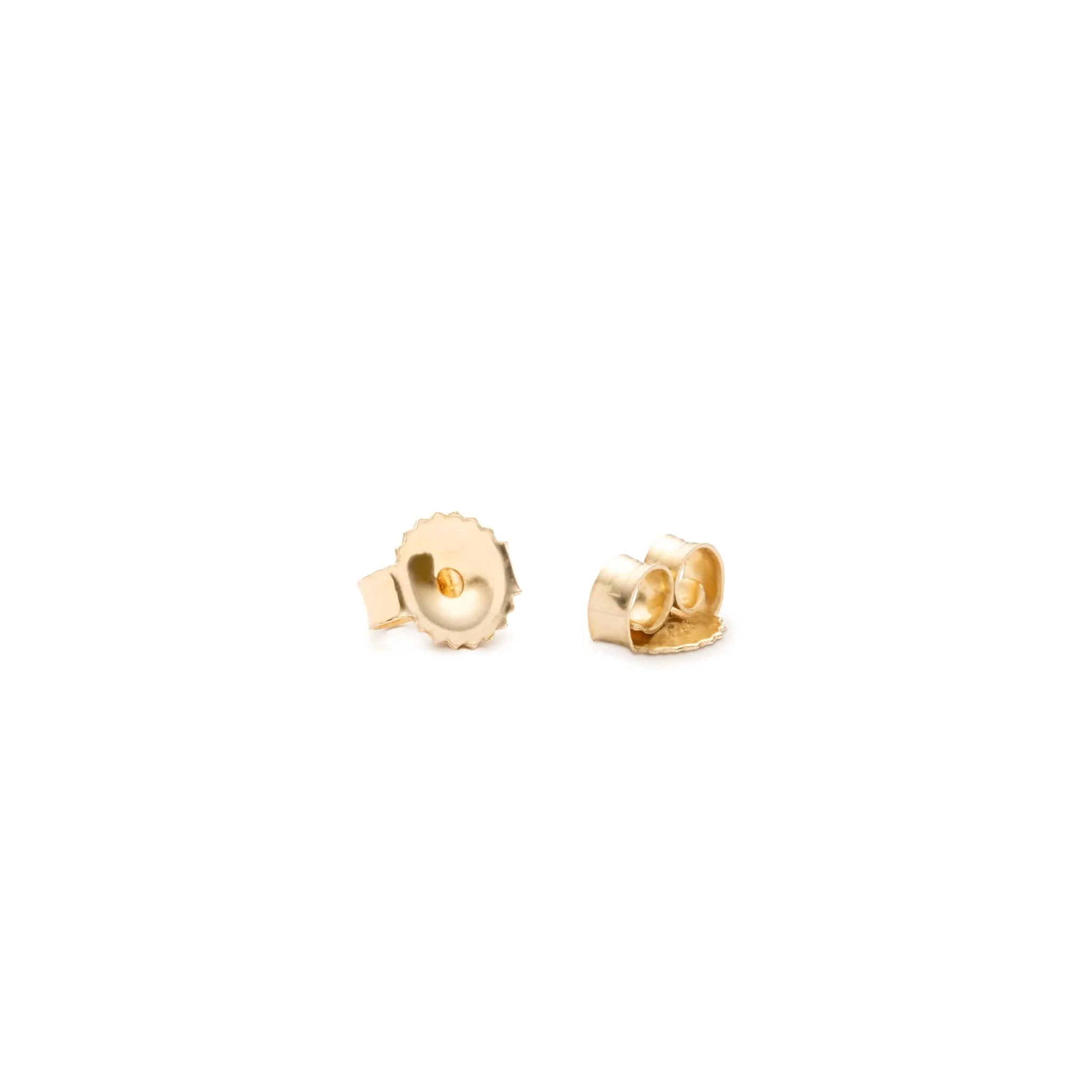 Rainbow Rosecliff Huggie Hoop Earrings in 14k Gold - Image 4