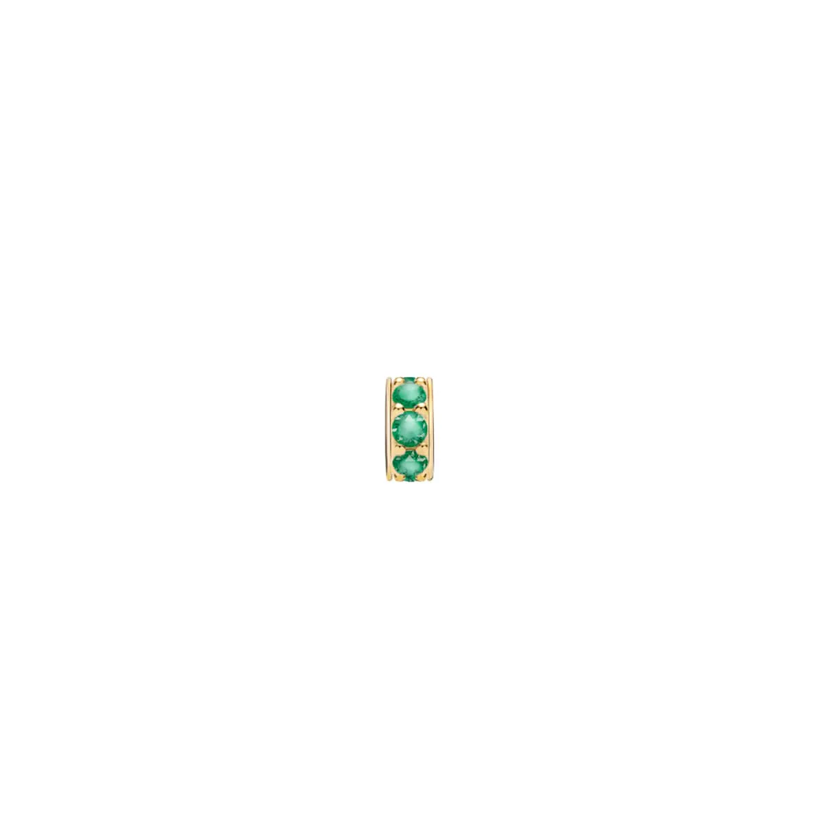 Rosecliff Emerald Bead in 14k Gold (May) - Image 5