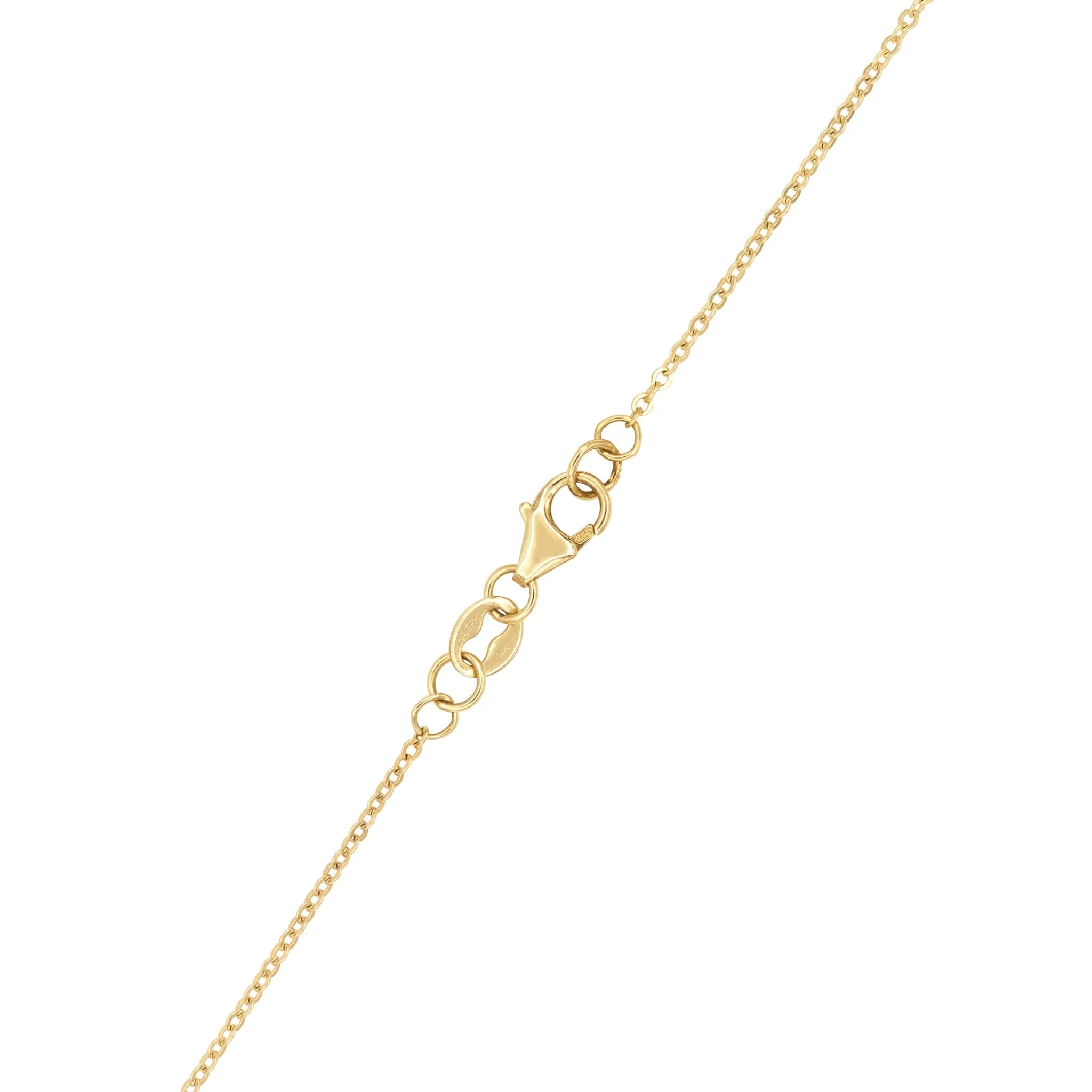 Rosecliff Heart Amethyst Necklace in 14k Gold (February) - Image 7