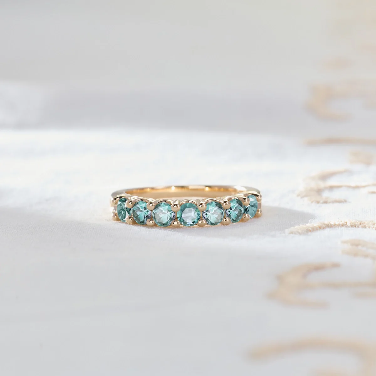Rosecliff Luxe Alexandrite Stackable Ring in 14k Gold (June) - Image 6