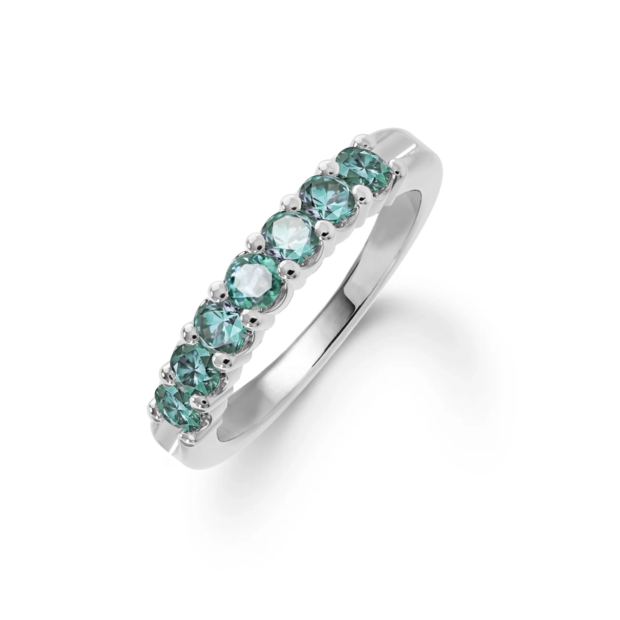 Rosecliff Luxe Alexandrite Stackable Ring in 14k Gold (June) - Image 8