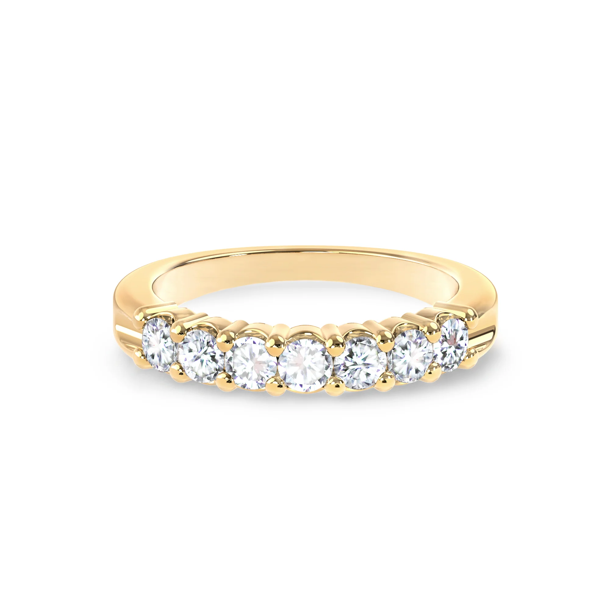 Rosecliff Luxe Diamond Stackable Ring in 14k Gold (April) - Image 5