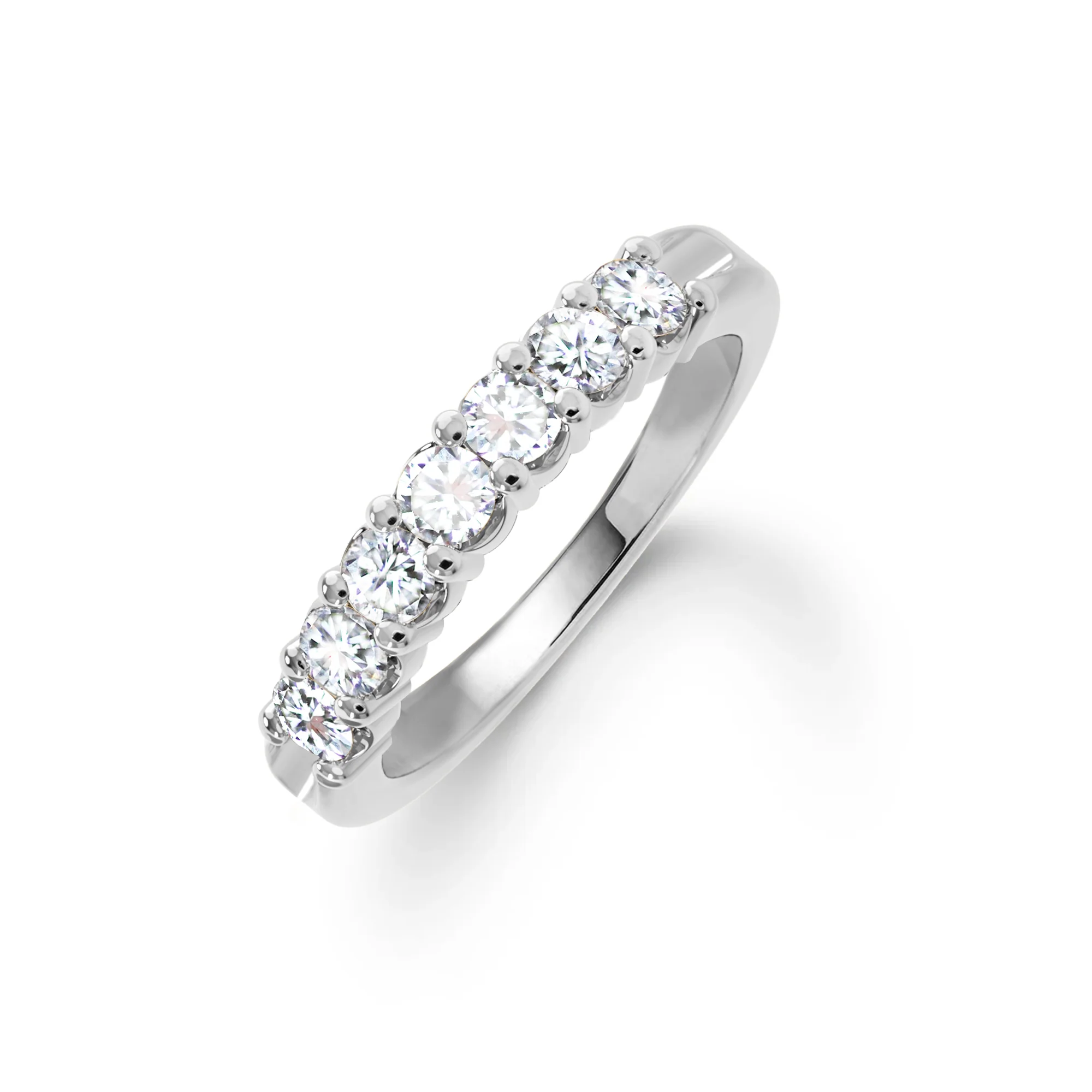 Rosecliff Luxe Diamond Stackable Ring in 14k Gold (April) - Image 7
