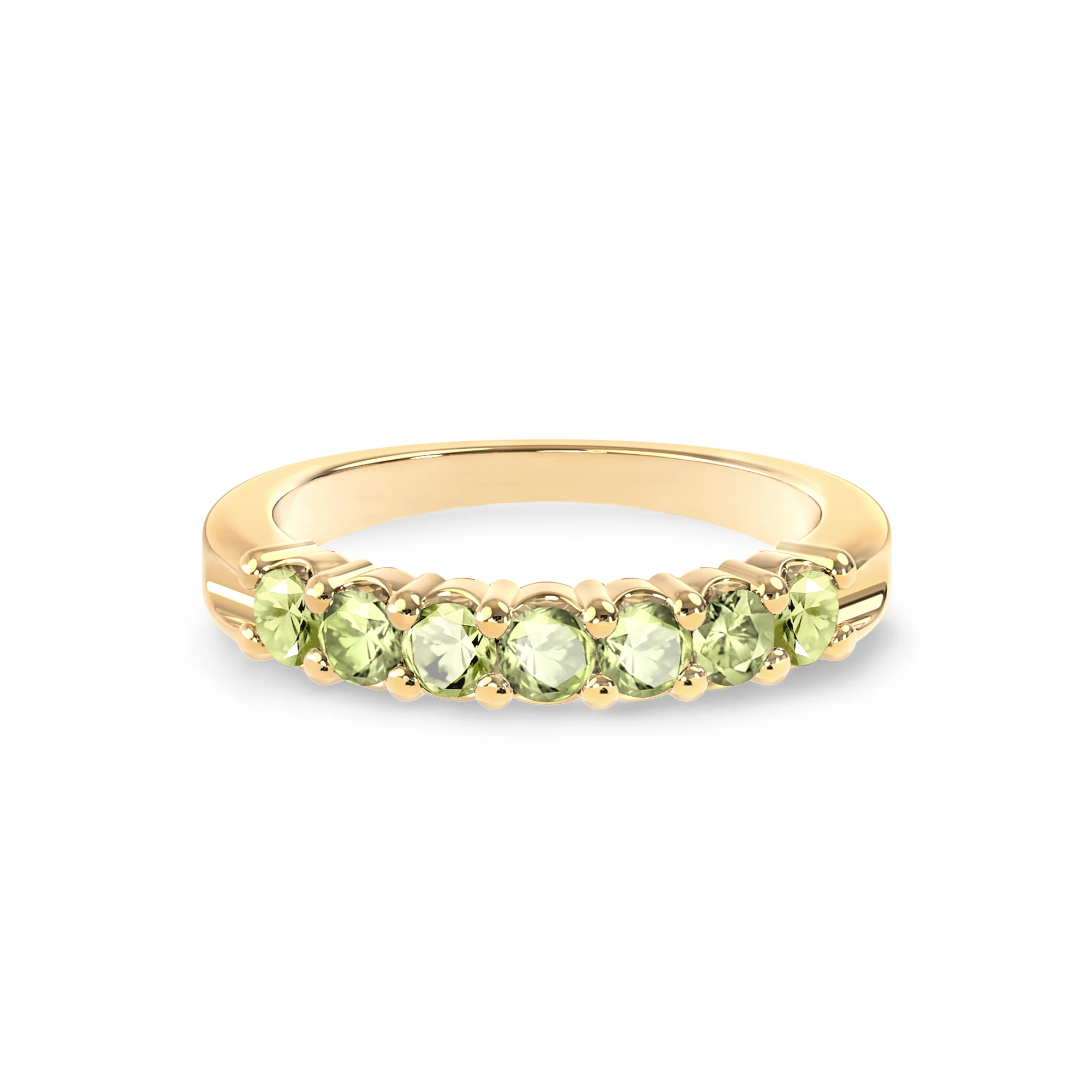 Rosecliff Luxe Peridot Stackable Ring in 14k Gold (August) - Image 5