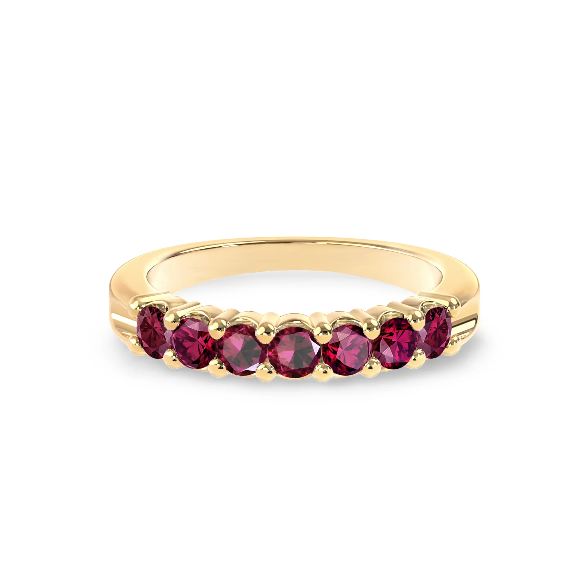 Rosecliff Luxe Ruby Stackable Ring in 14k Gold (July) - Image 5