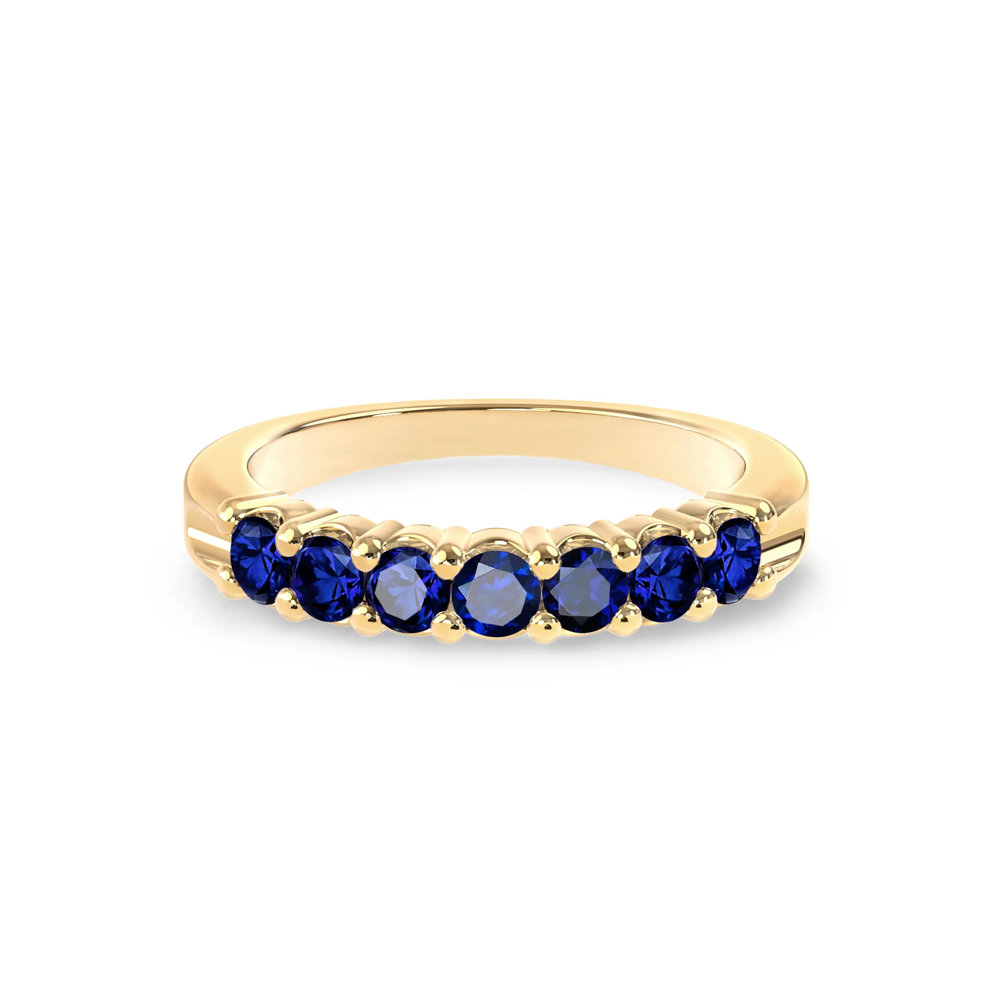 Rosecliff Luxe Sapphire Stackable Ring in 14k Gold (September) - Image 5