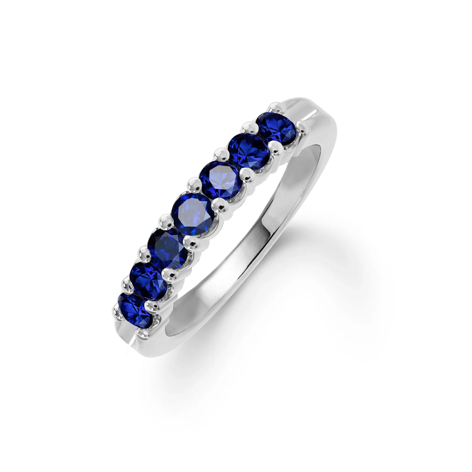 Rosecliff Luxe Sapphire Stackable Ring in 14k Gold (September) - Image 8
