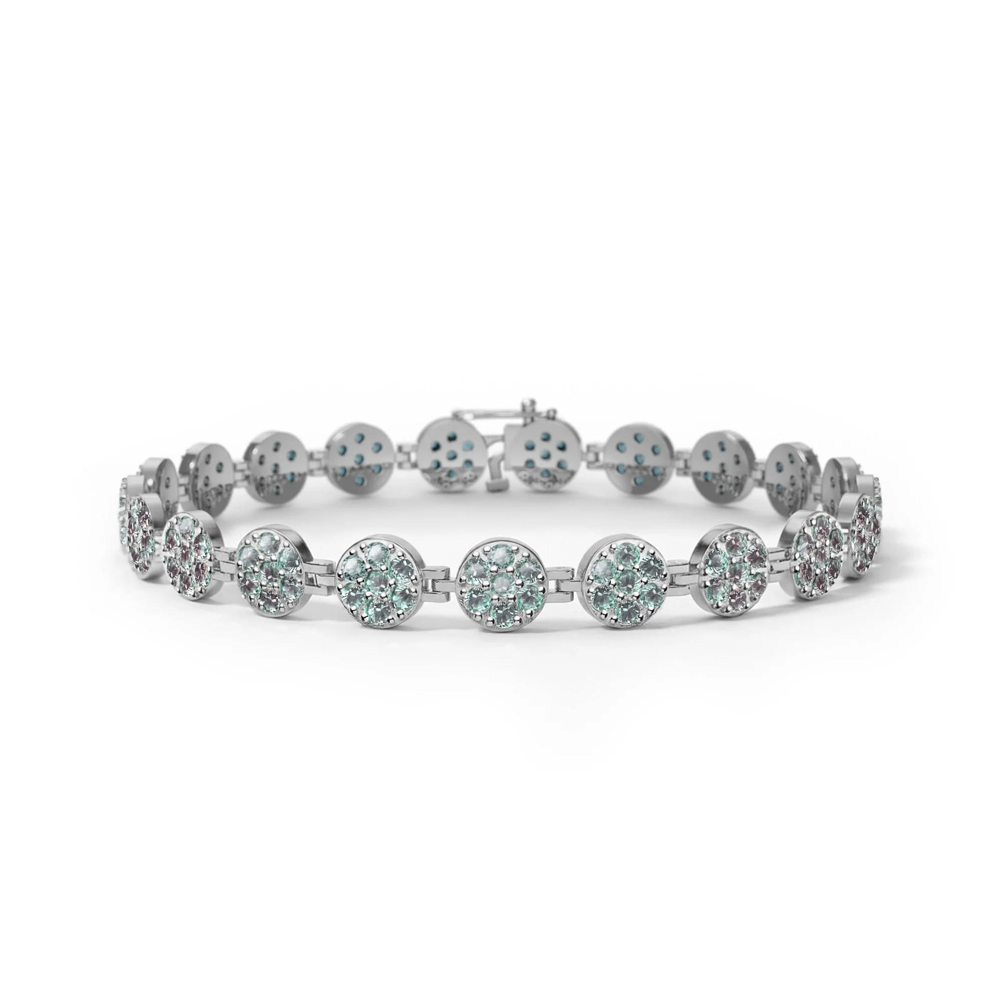 Rosecliff Tennis Alexandrite Bracelet in 14k Gold (June) - Image 5