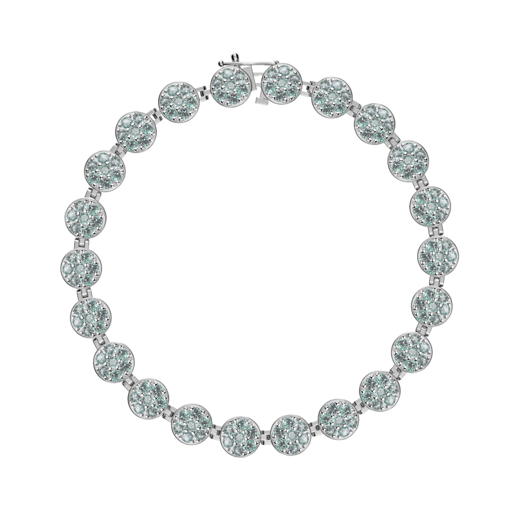 Rosecliff Tennis Alexandrite Bracelet in 14k Gold (June) - Image 7