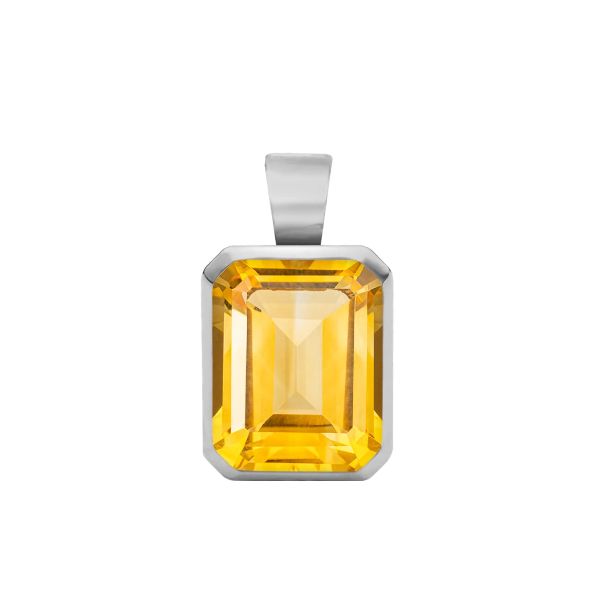 Warren Citrine Pendant in 14k Gold (November) - Image 5