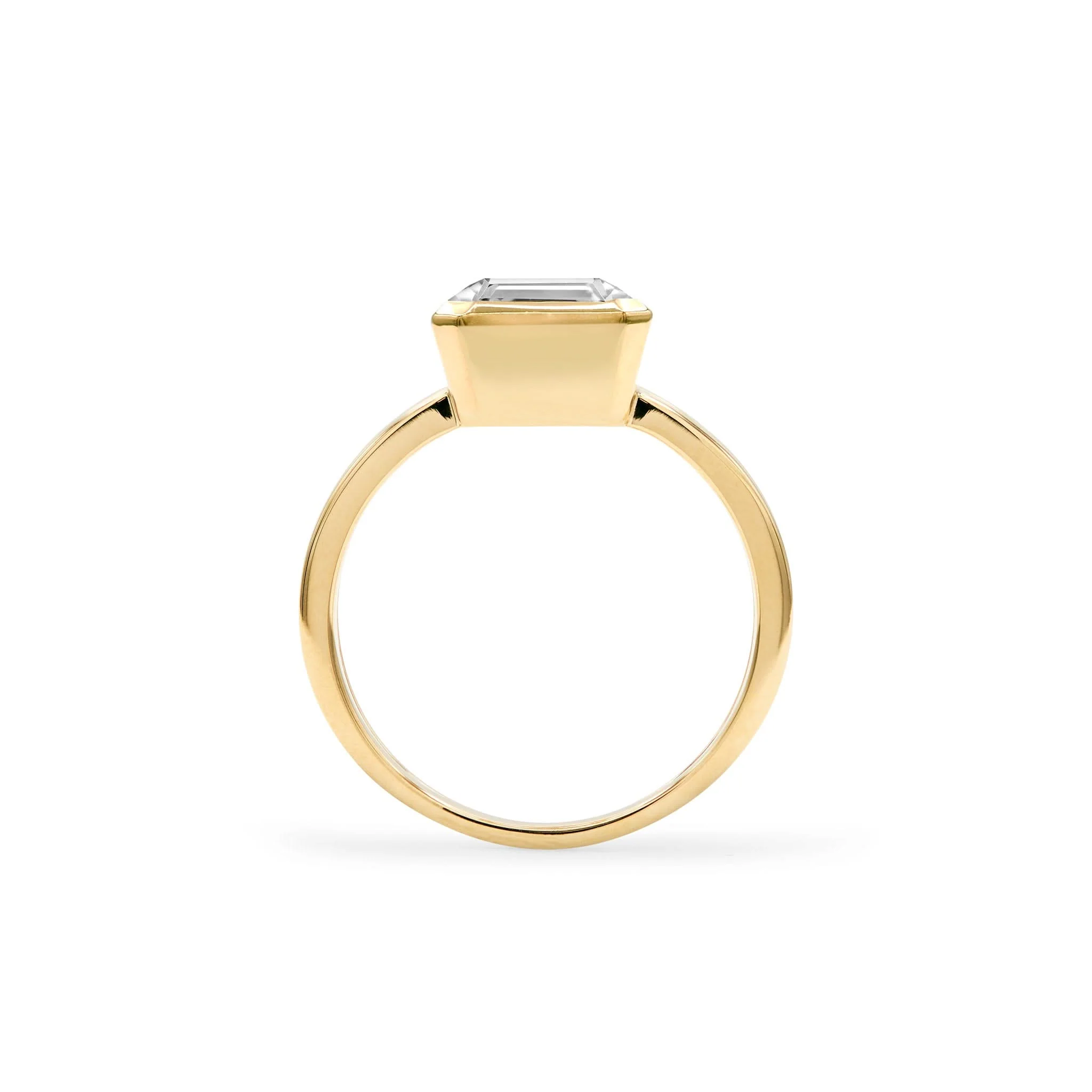 Warren Vertical Birthstone Ring in 14k Gold - Image 5