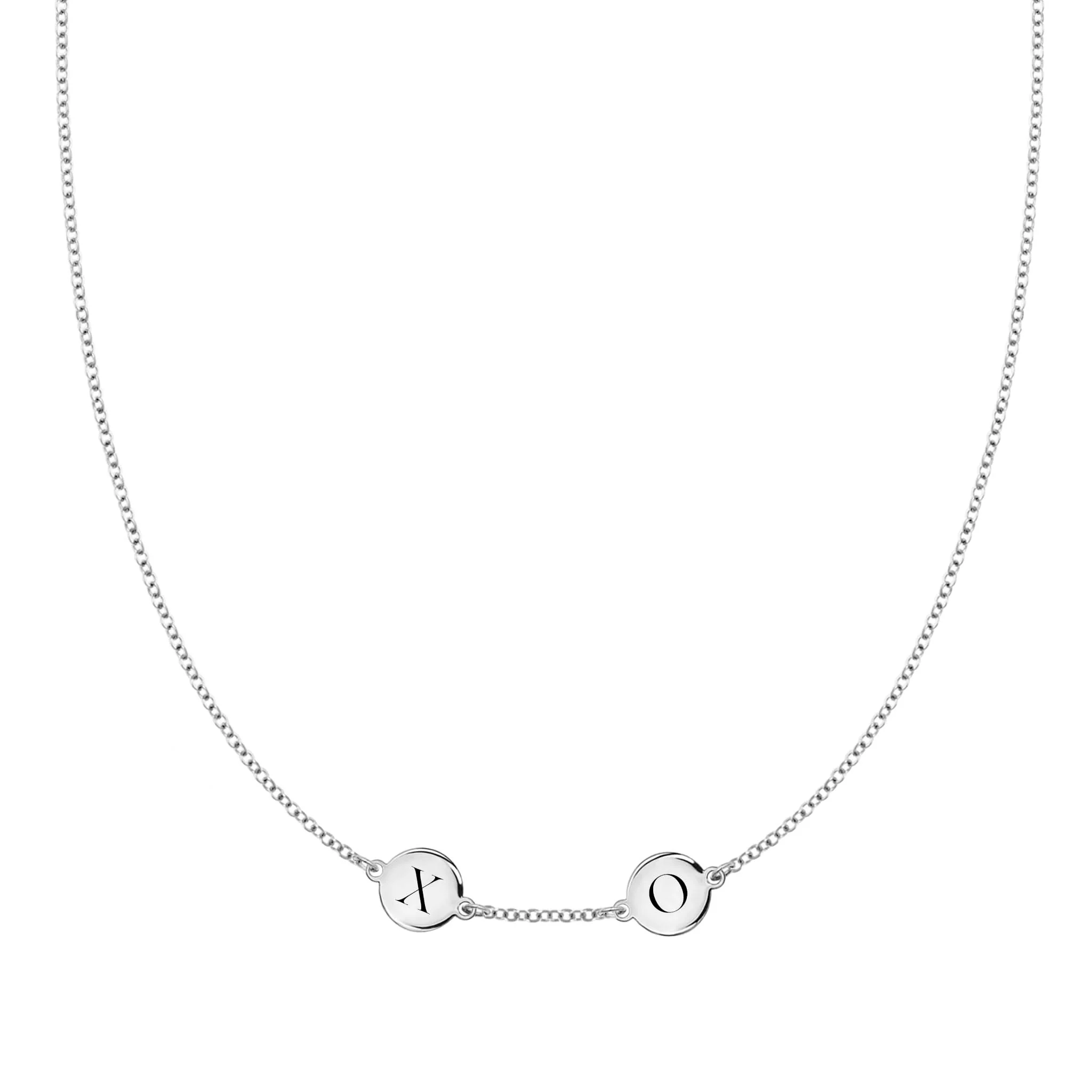 XO Necklace in 14k Gold - Image 5
