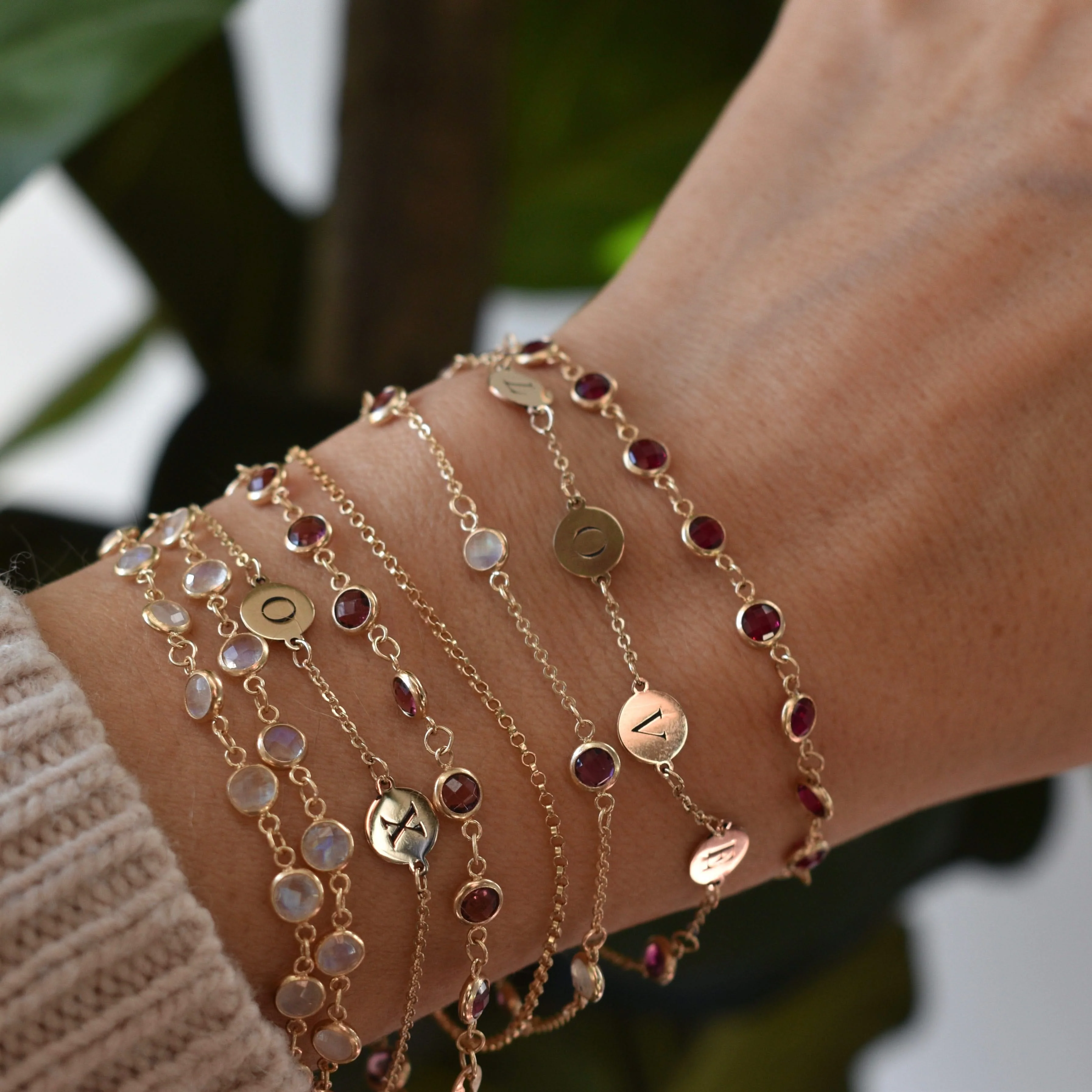 XOXO Ruby Bracelet in 14k Gold - Image 3